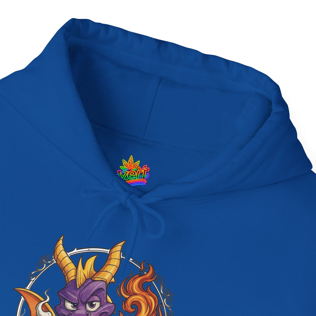 Vert Spyro Smoker Vintage Style Unisex Graphic Hoodie