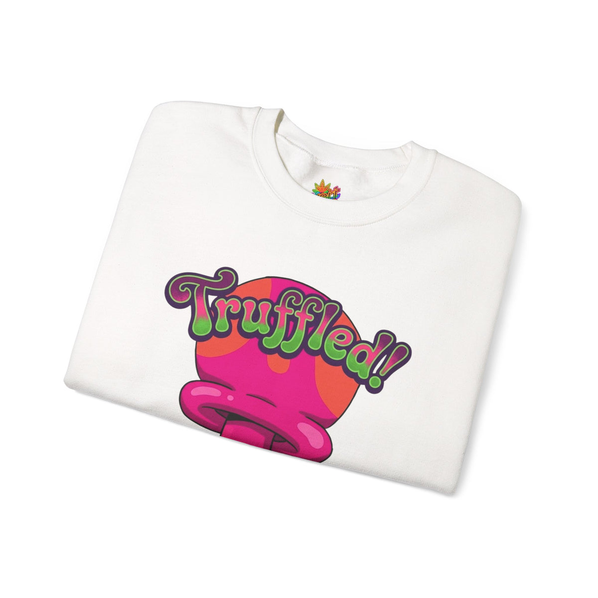 Vert Truffles Psychedelic Vintage Style Unisex Graphic Crewneck Sweatshirt