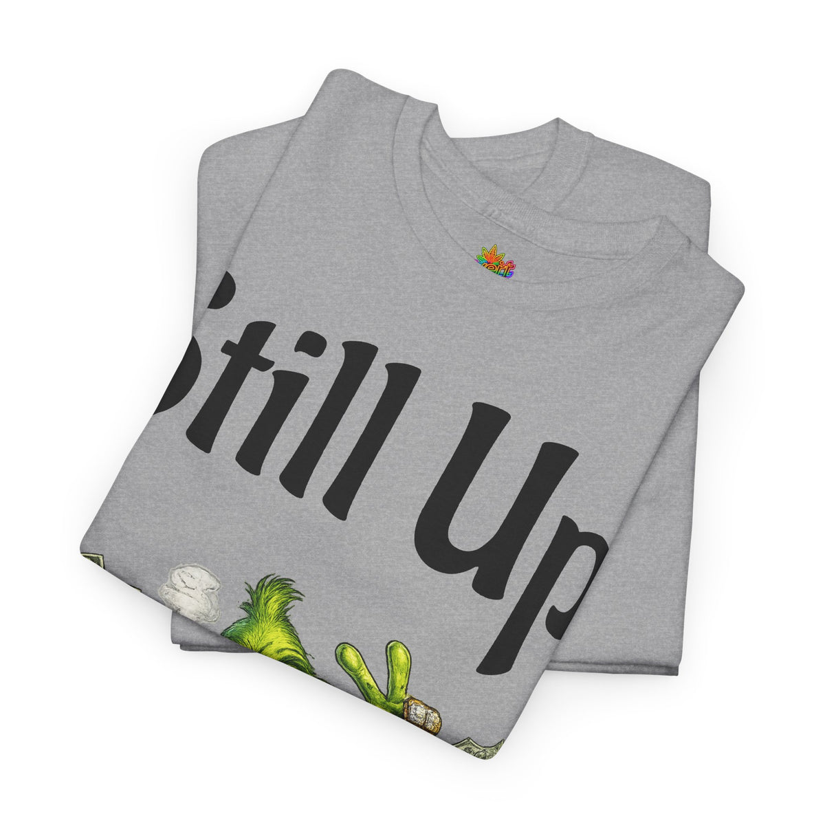 Vert Grinch Smoker Vintage Style Unisex Cotton Graphic T-Shirt
