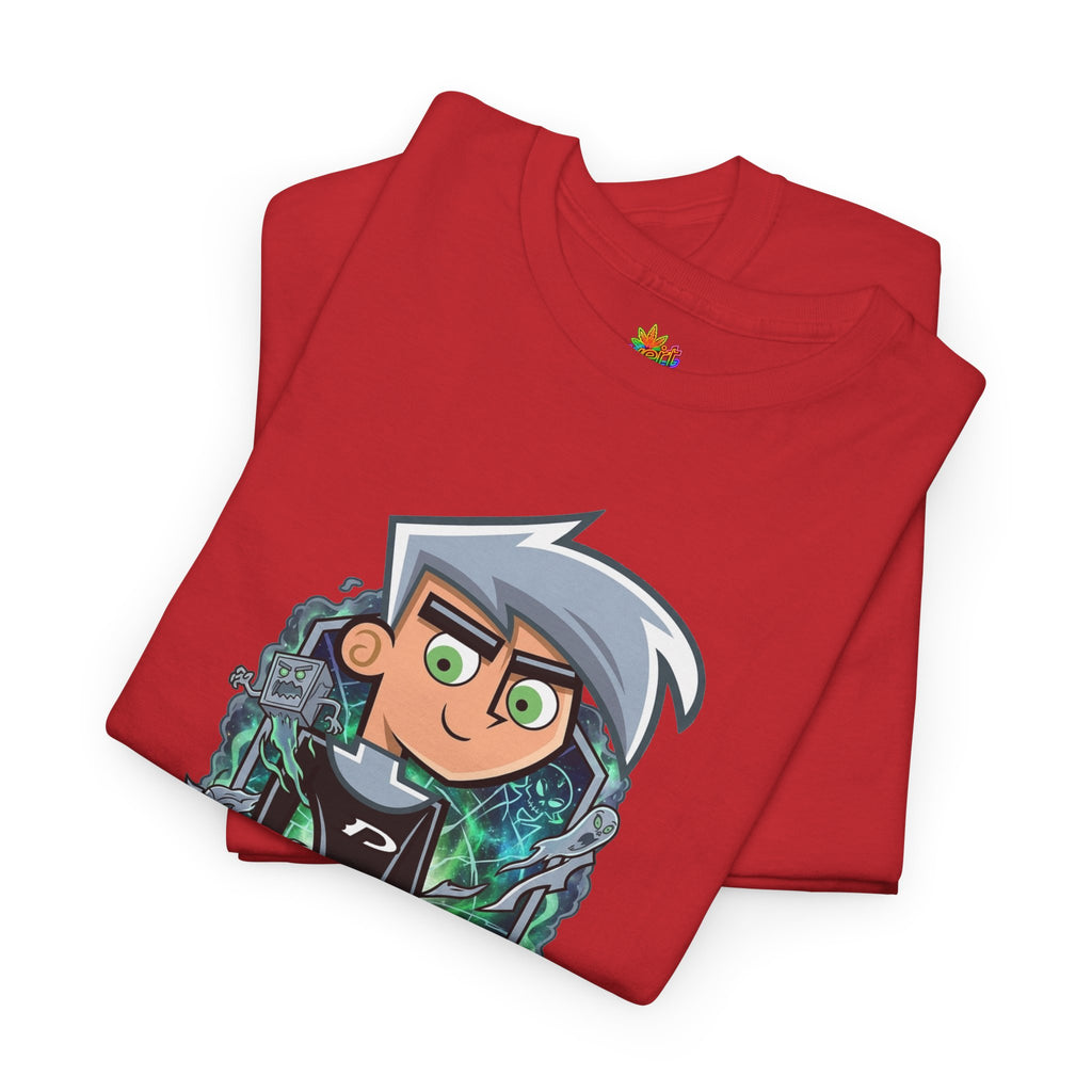 Vert Danny Phantom Basic Vintage Style Unisex Cotton Graphic T-Shirt