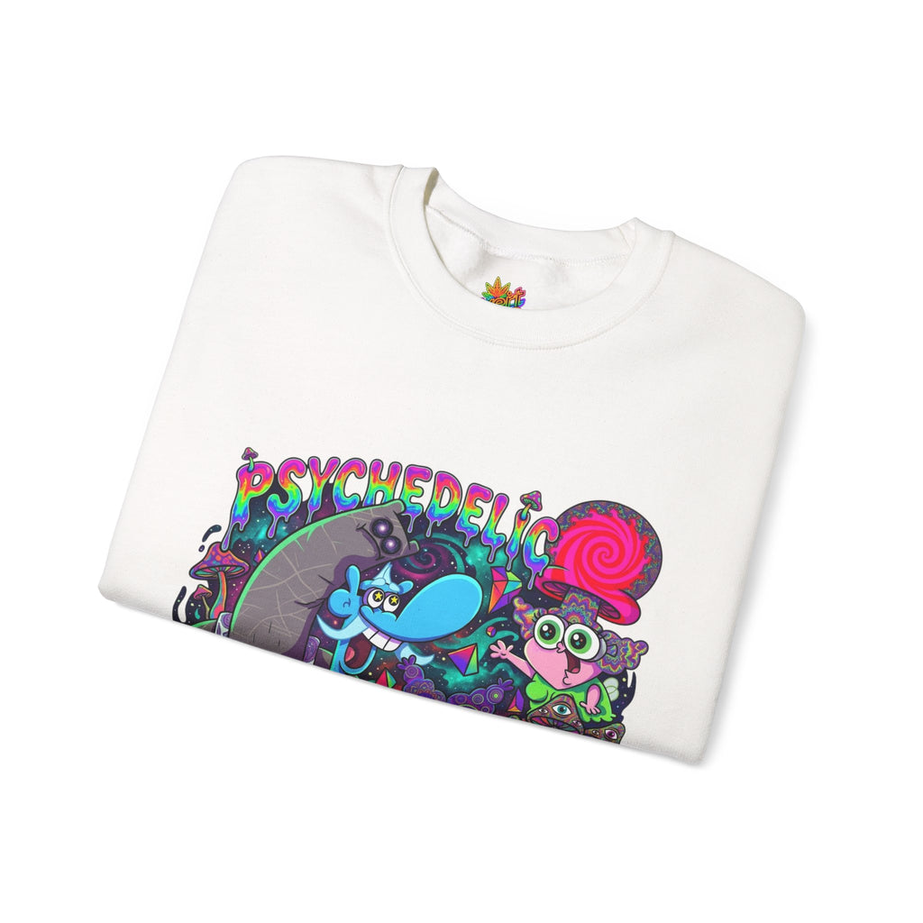 Vert Chowder Psychedelic Vintage Style Unisex Graphic Crewneck Sweatshirt