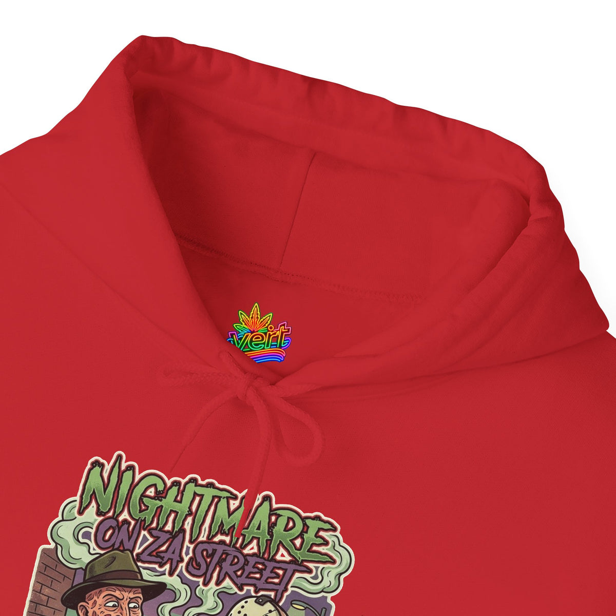 Vert Freddy & Jason Smoker Vintage Style Unisex Hoodie