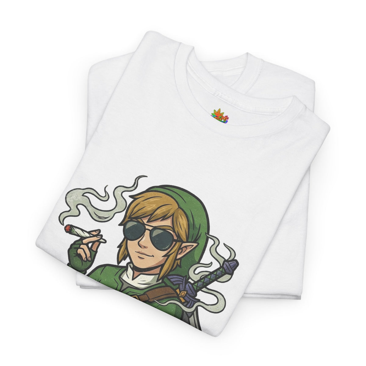 Vert Link Smoker Vintage Style Unisex Graphic Cotton T-Shirt