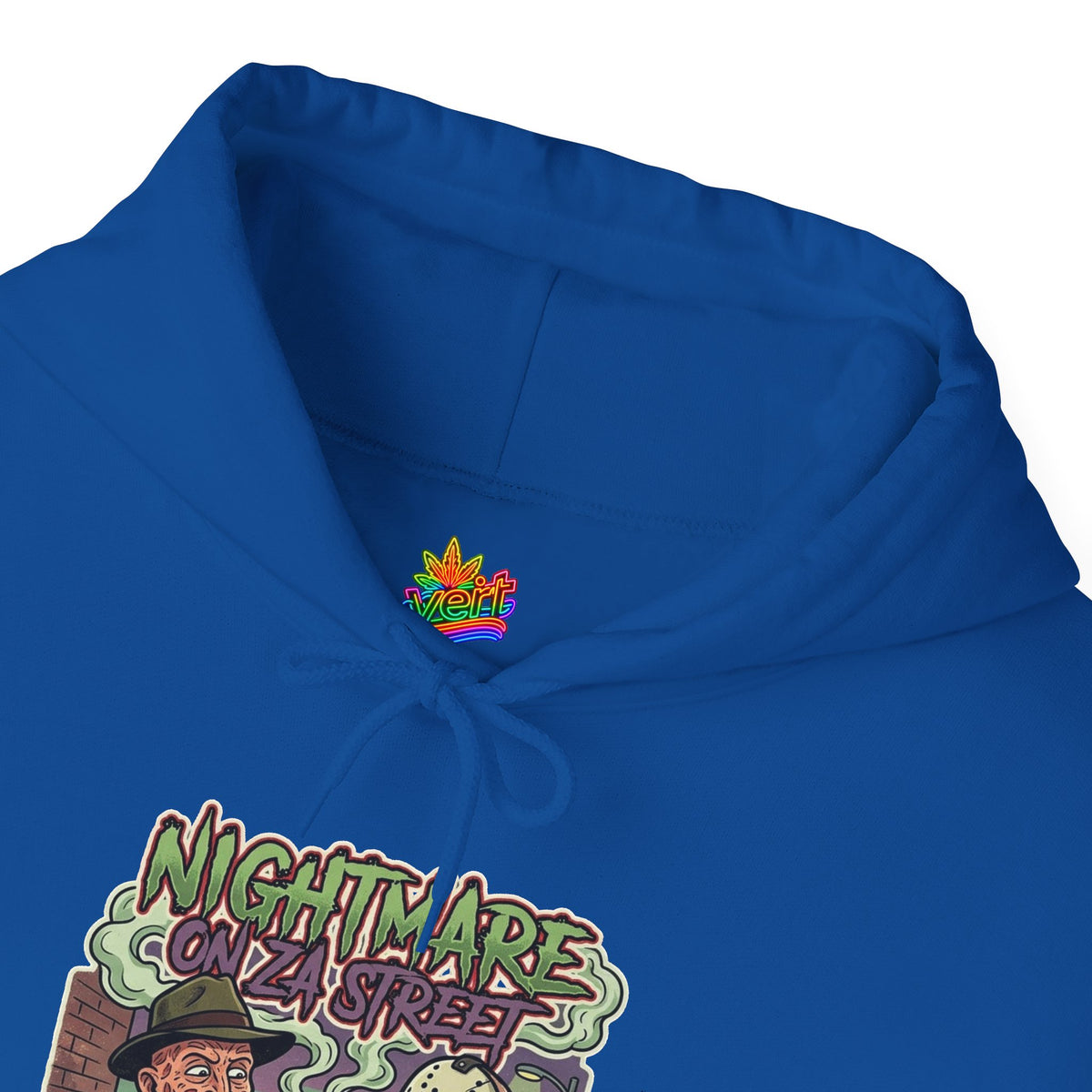 Vert Freddy & Jason Smoker Vintage Style Unisex Hoodie