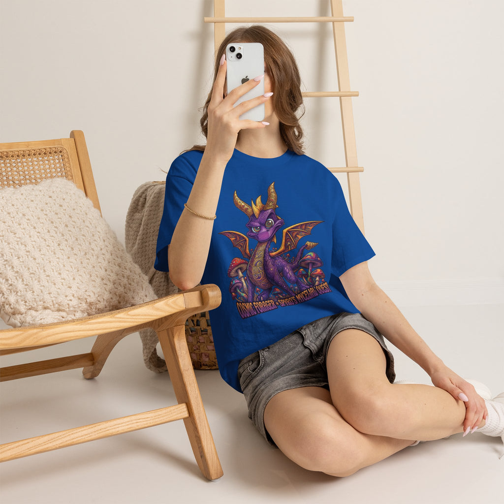Vert Spyro Psychedelic Vintage Style Unisex Cotton Graphic T-Shirt