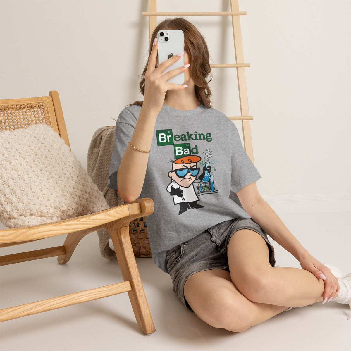 Vert Dexters Breaking Bad Vintage Style Unisex Cotton Graphic T-Shirt