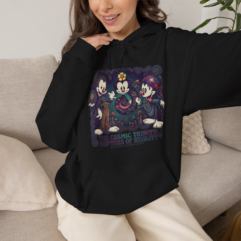 Vert Animaniacs Psychedelic Vintage Style Unisex Graphic Hoodie