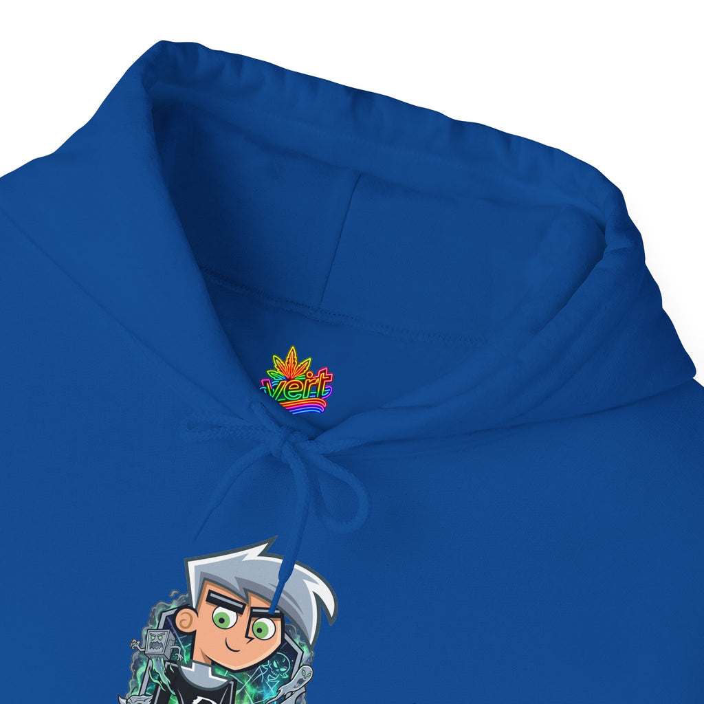 Vert Danny Phantom Vintage Style Unisex Graphic Hoodie