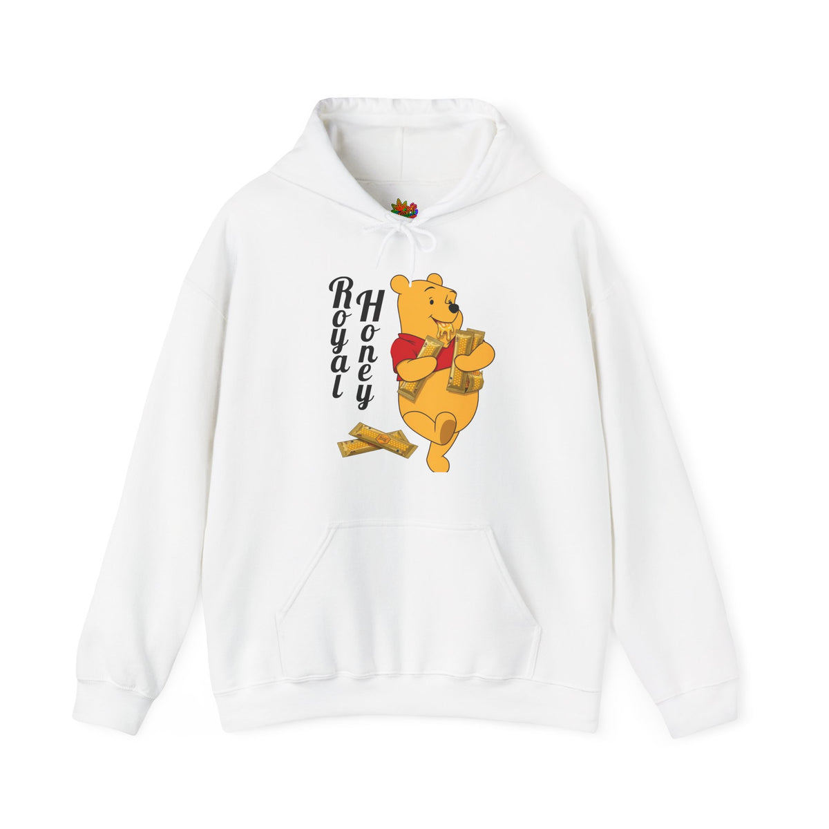 Vert Winnie The Pooh "Royal Honey" Vintage Style Unisex Hoodie