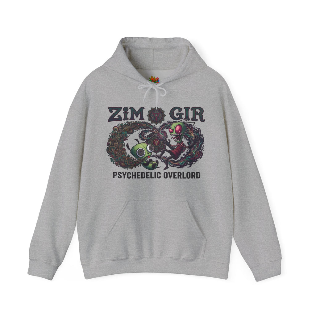 Vert Invader Zim Psychedelic Vintage Style Unisex Graphic Crewneck Sweatshirt