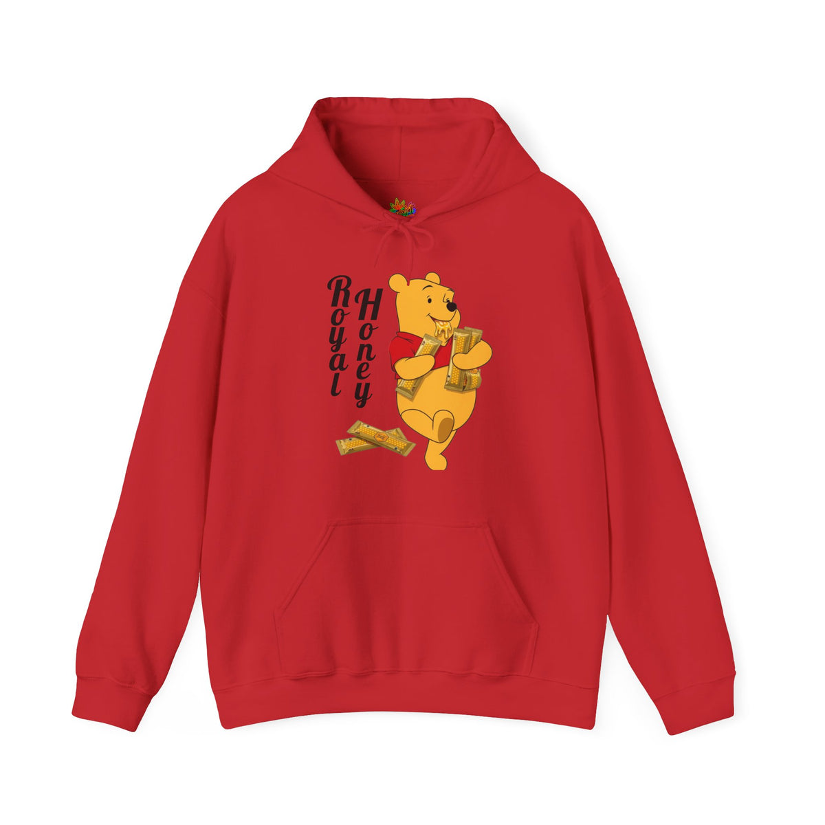 Vert Winnie The Pooh "Royal Honey" Vintage Style Unisex Hoodie