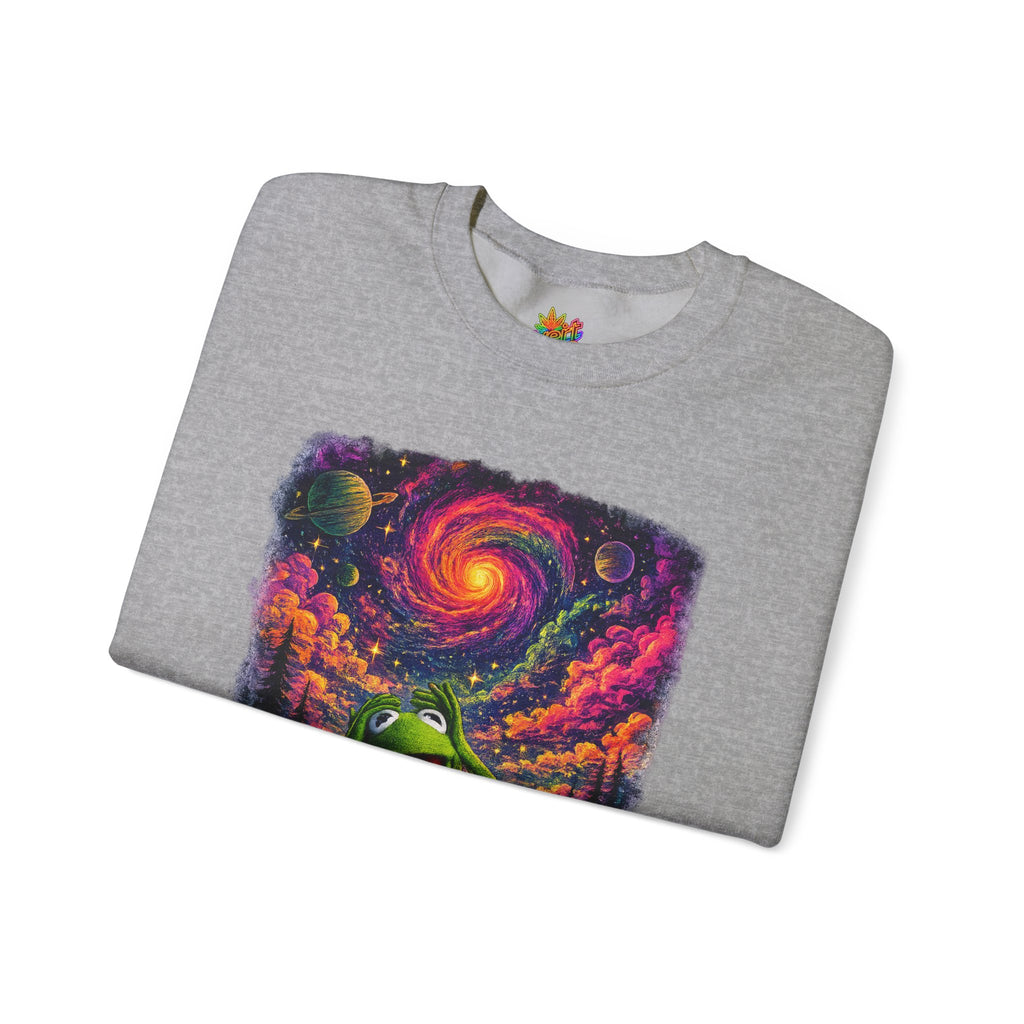 Vert Psychedelic Kermit Unisex Graphic Crewneck Sweatshirt
