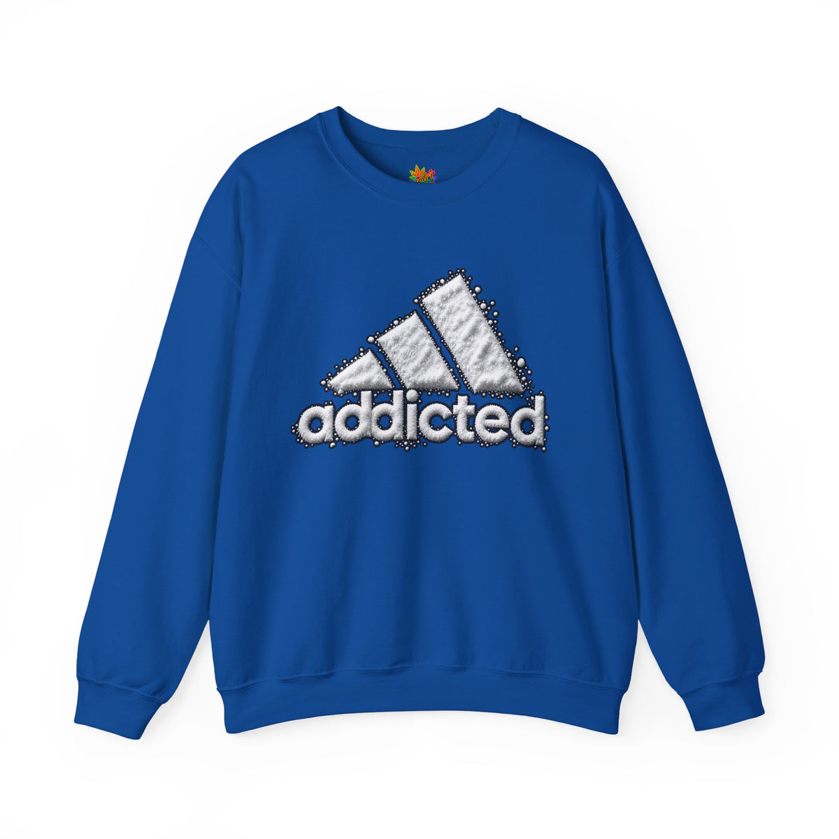 Vert Addicted Vintage Style Unisex Graphic Crewneck Sweatshirt