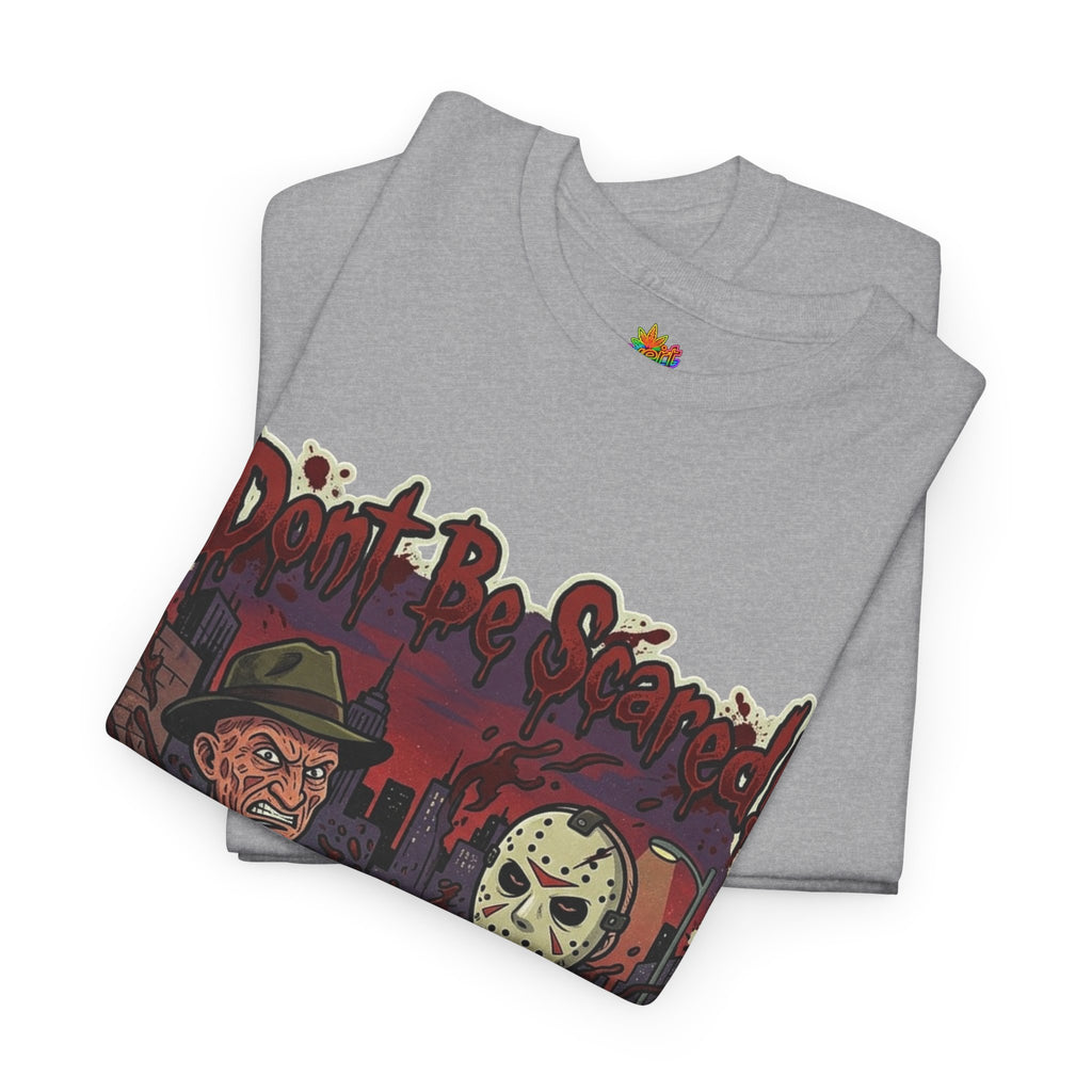 Vert Freddy & Jason Vintage Style Unisex Cotton Graphic T-Shirt