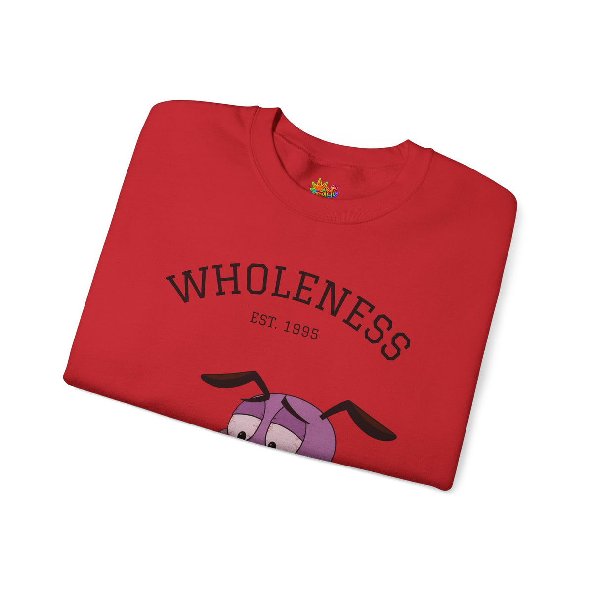 Vert Courage The Cowardly Dog Smoker Unisex Graphic Crewneck Sweatshirt