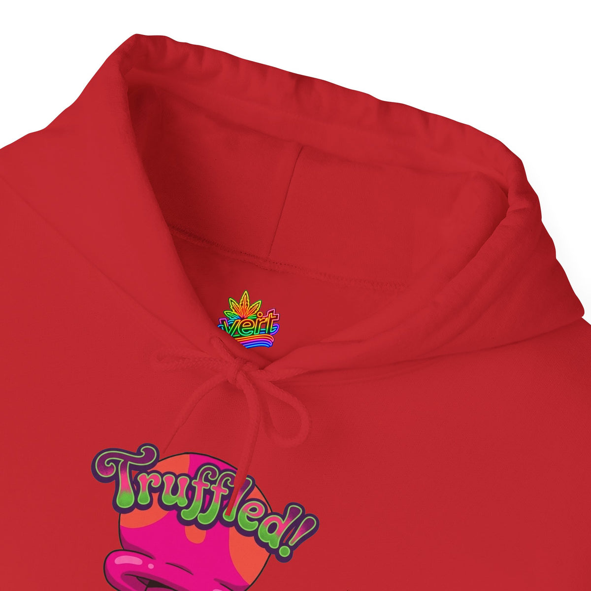 Vert Truffles Psychedelic Vintage Style Unisex Graphic Hoodie