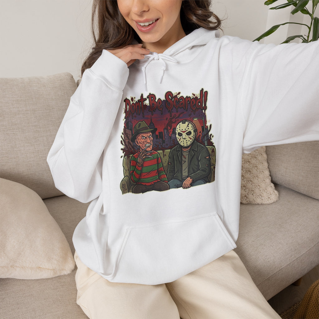Vert Freddy & Jason Vintage Style Unisex Graphic Hoodie