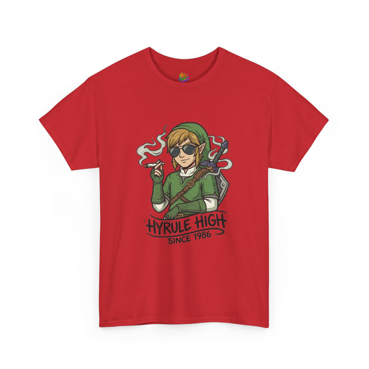 Vert Link Smoker Vintage Style Unisex Graphic Cotton T-Shirt