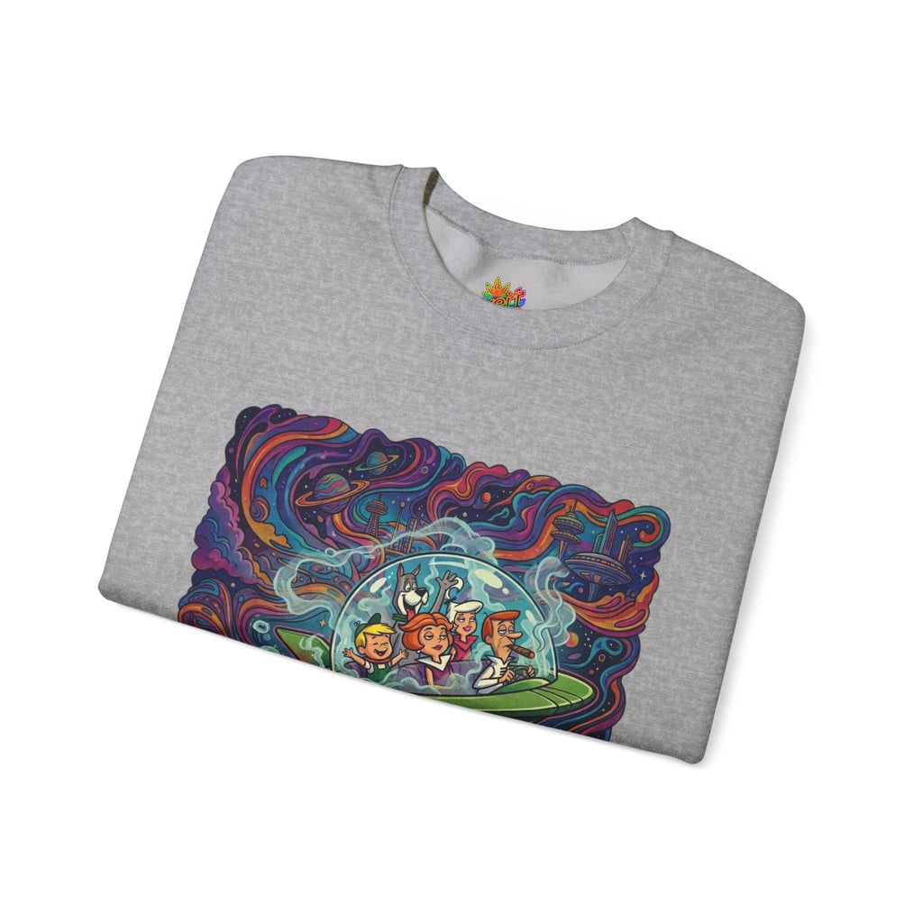 Vert Jetson Smoker Vintage Style Unisex Graphic Crewneck Sweatshirt