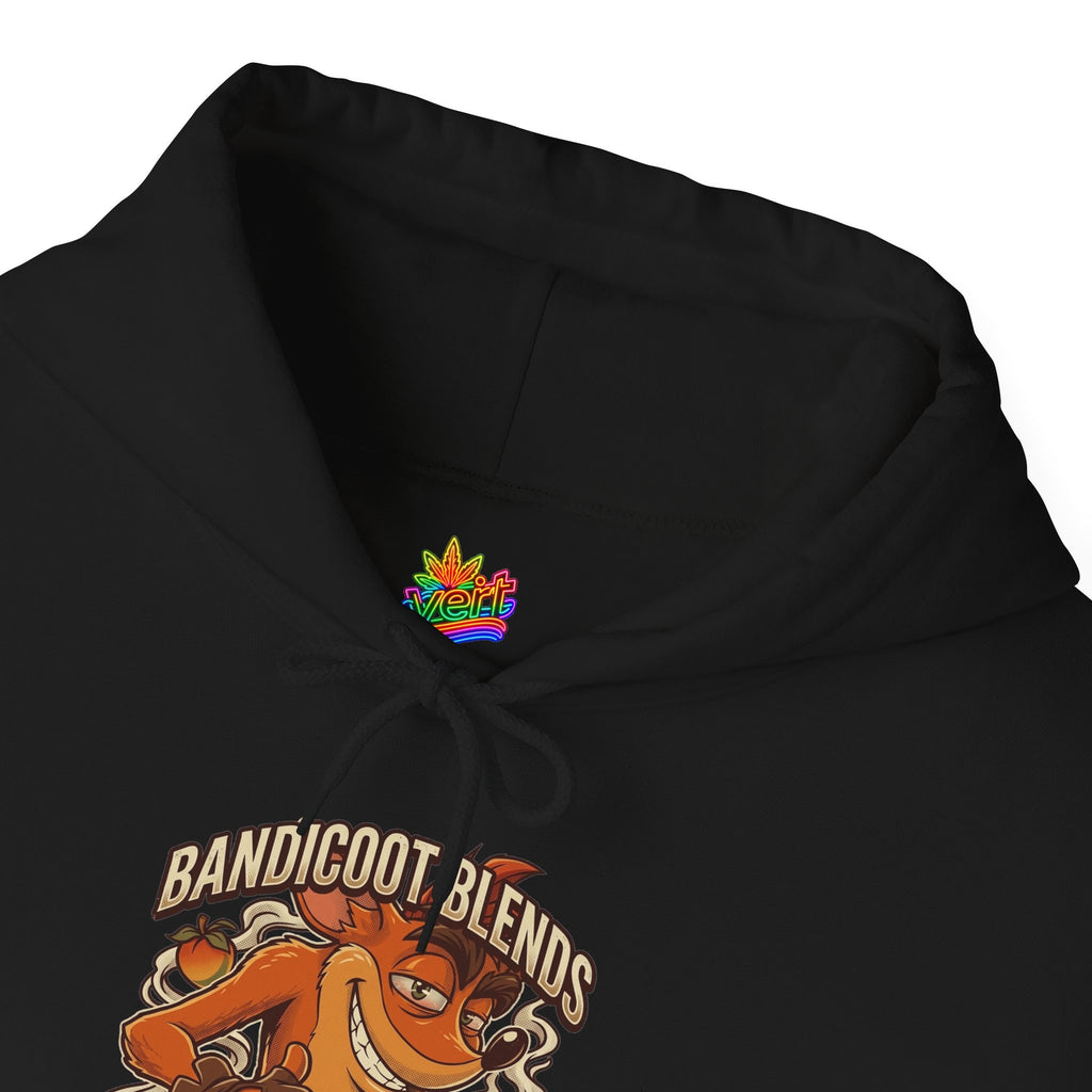Vert Crash Bandicoot Smoker Vintage Style Unisex Graphic Hoodie