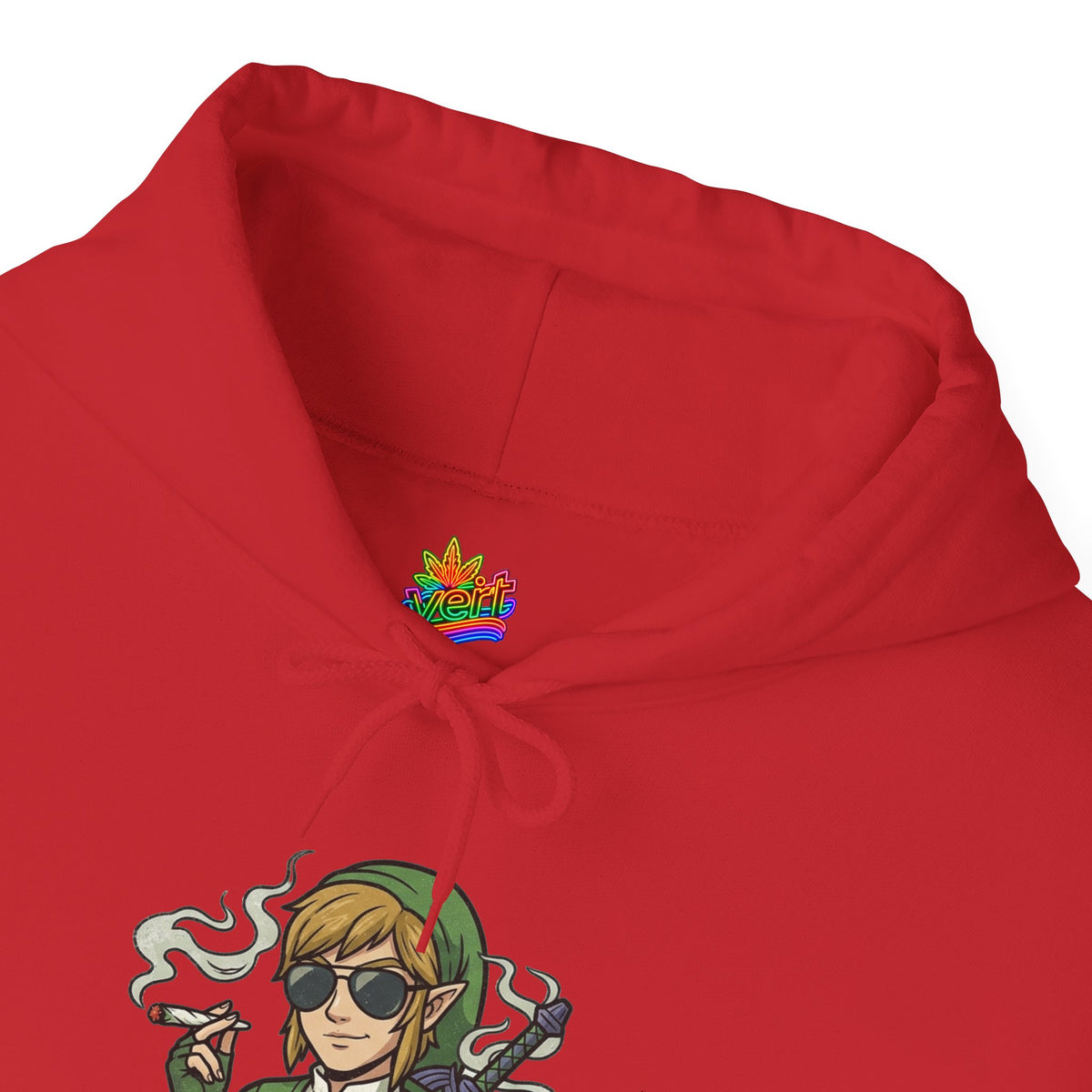 Vert Link Smoker Vintage Style Unisex Graphic Hoodie
