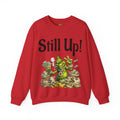 Vert Grinch Smoker Vintage Style Unisex Graphic Crewneck Sweatshirt