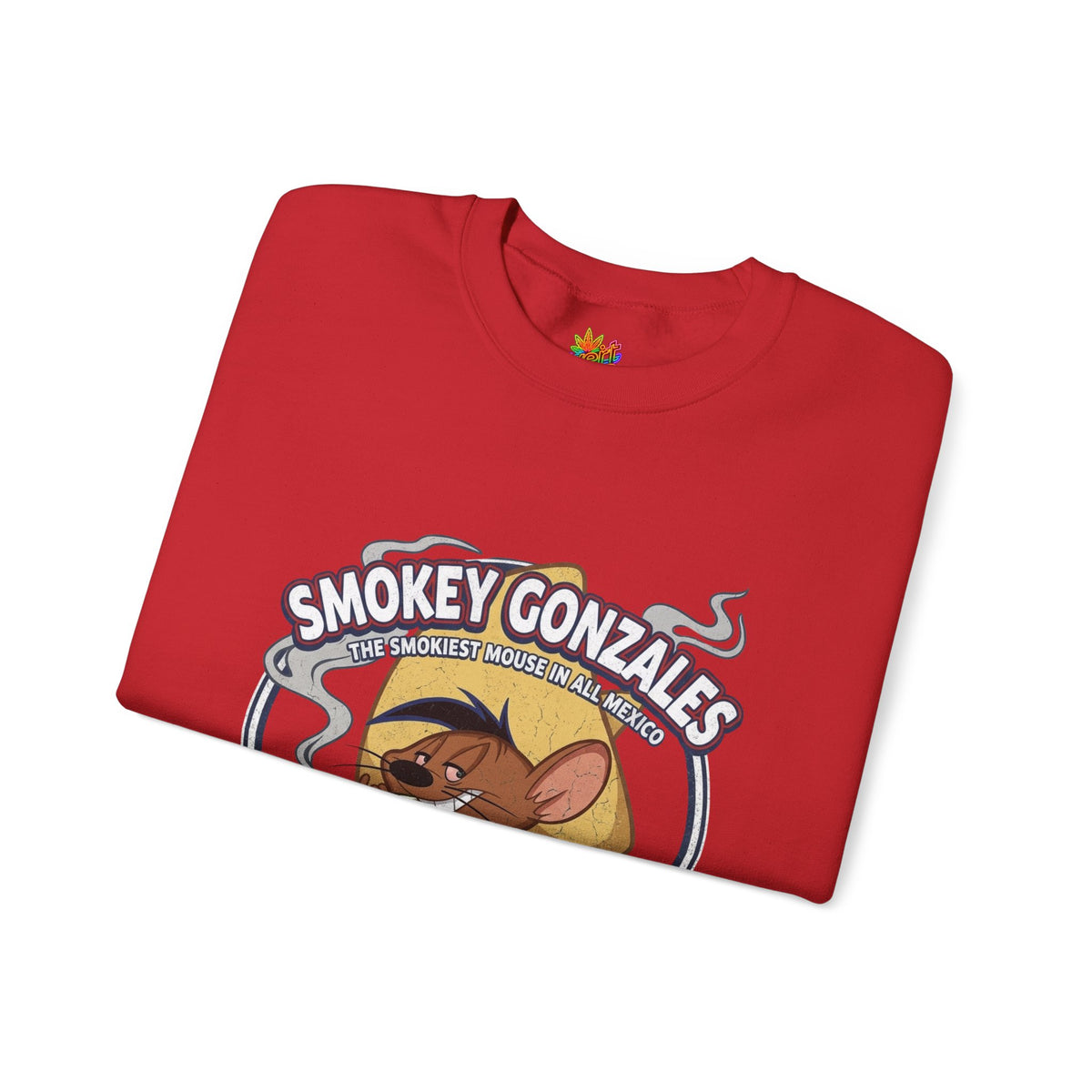 Vert Speedy Gonzales Smoker Vintage Style Unisex Graphic Crewneck Sweatshirt