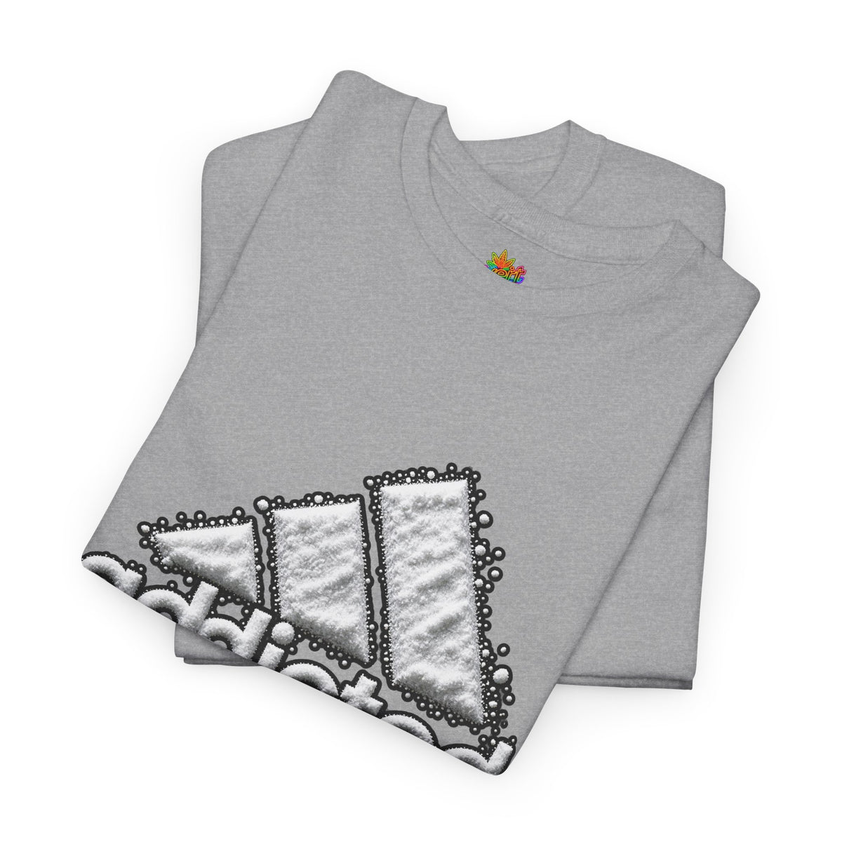 Vert Addicted Vintage Style Unisex Cotton Graphic T-Shirt