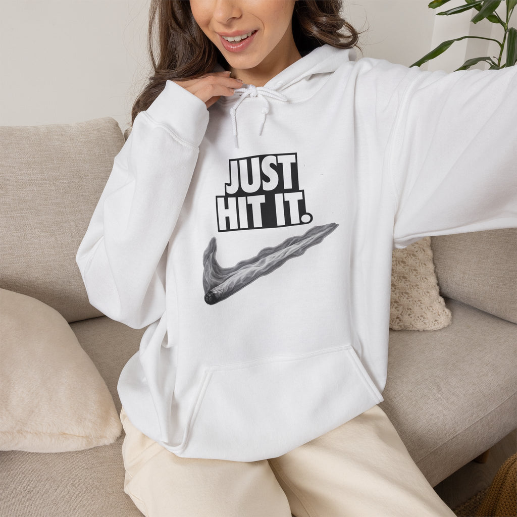 Vert Just Hit It Vintage Style Unisex Graphic Hoodie
