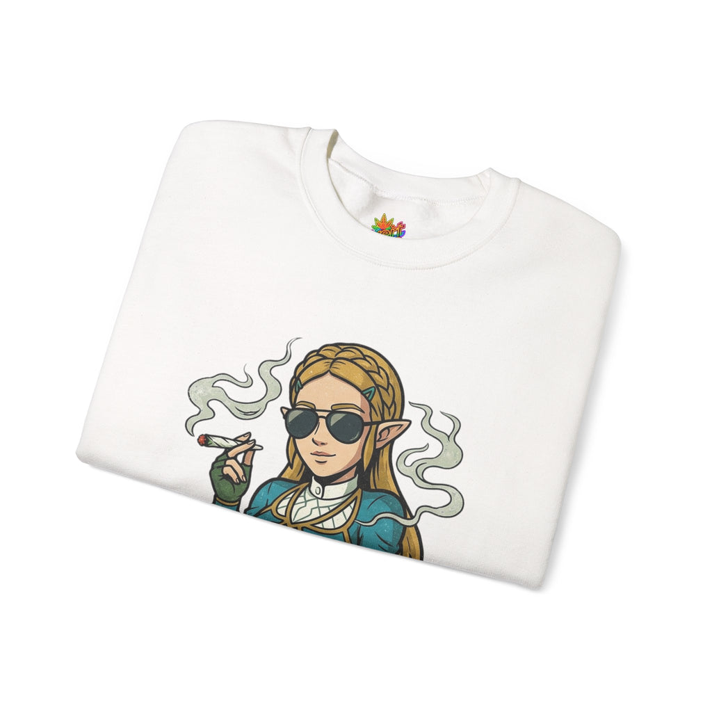 Vert Helda Vintage Style Unisex Graphic Crewneck Sweatshirt