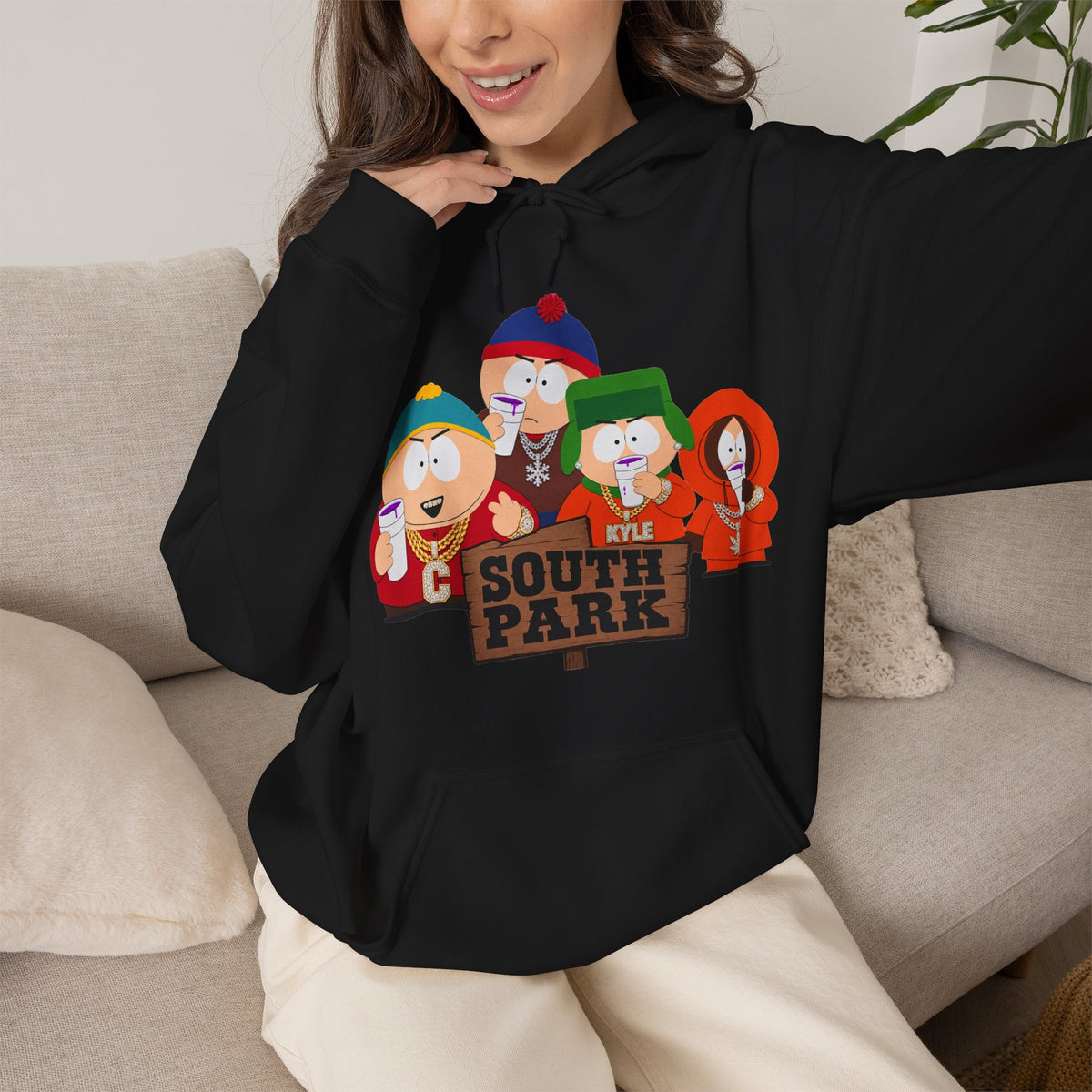 Vert South Park Double Cup Unisex Graphic Hoodie