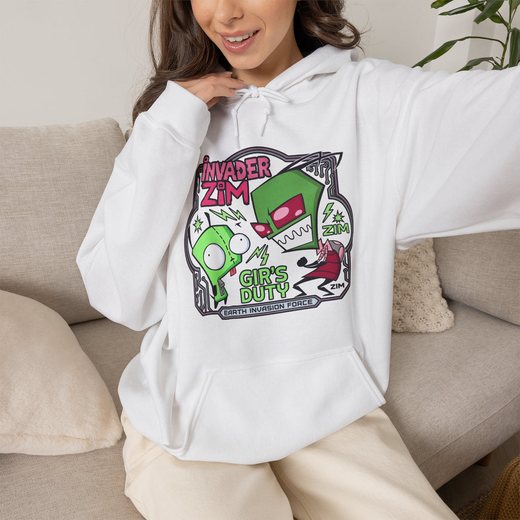 Vert Invader Zim Vintage Style Unisex Graphic Hoodie