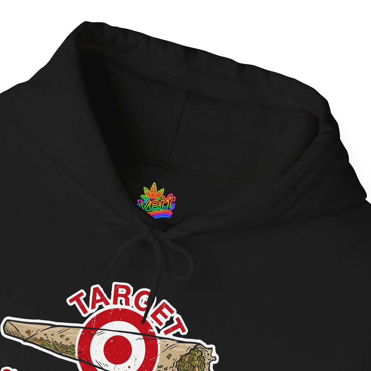 Vert Target Parody Vintage Style Unisex Graphic Hoodie
