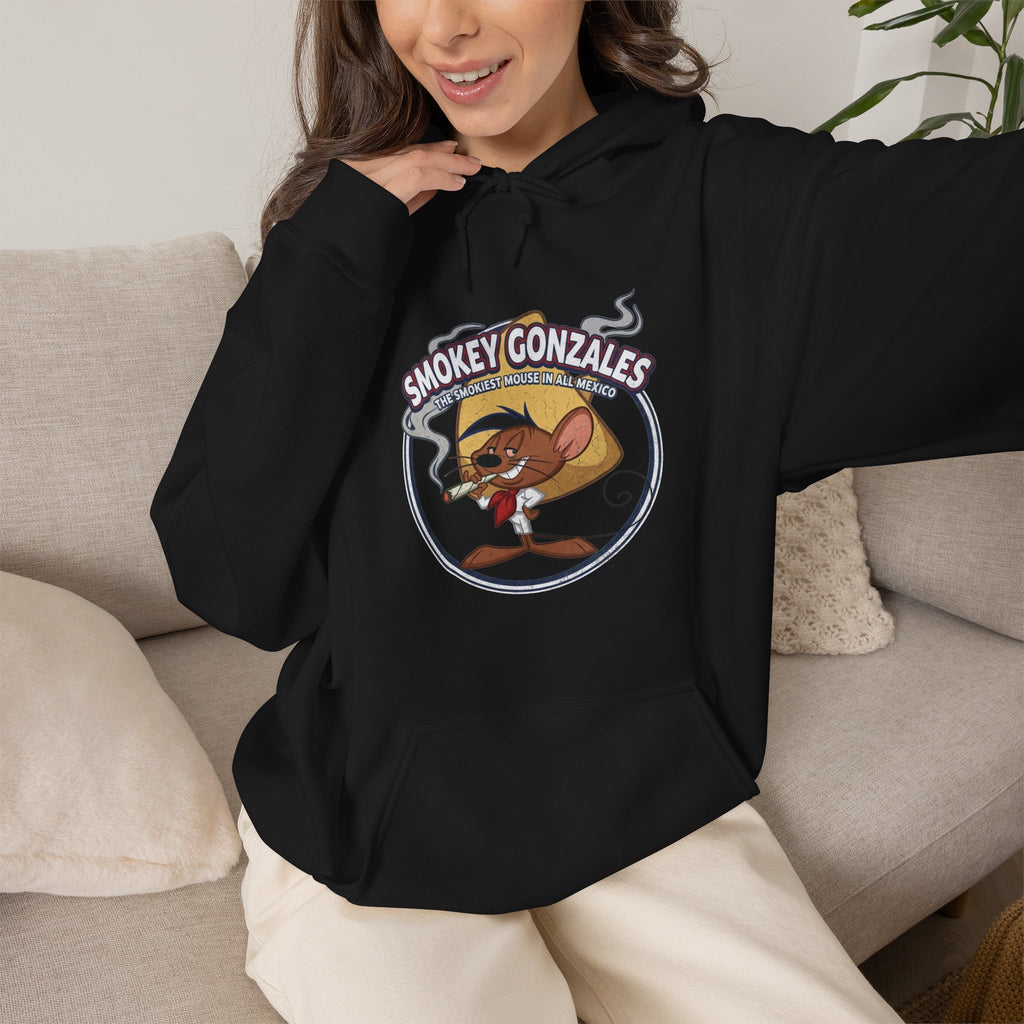 Vert Speedy Gonzales Smoker Vintage Style Unisex Graphic Hoodie