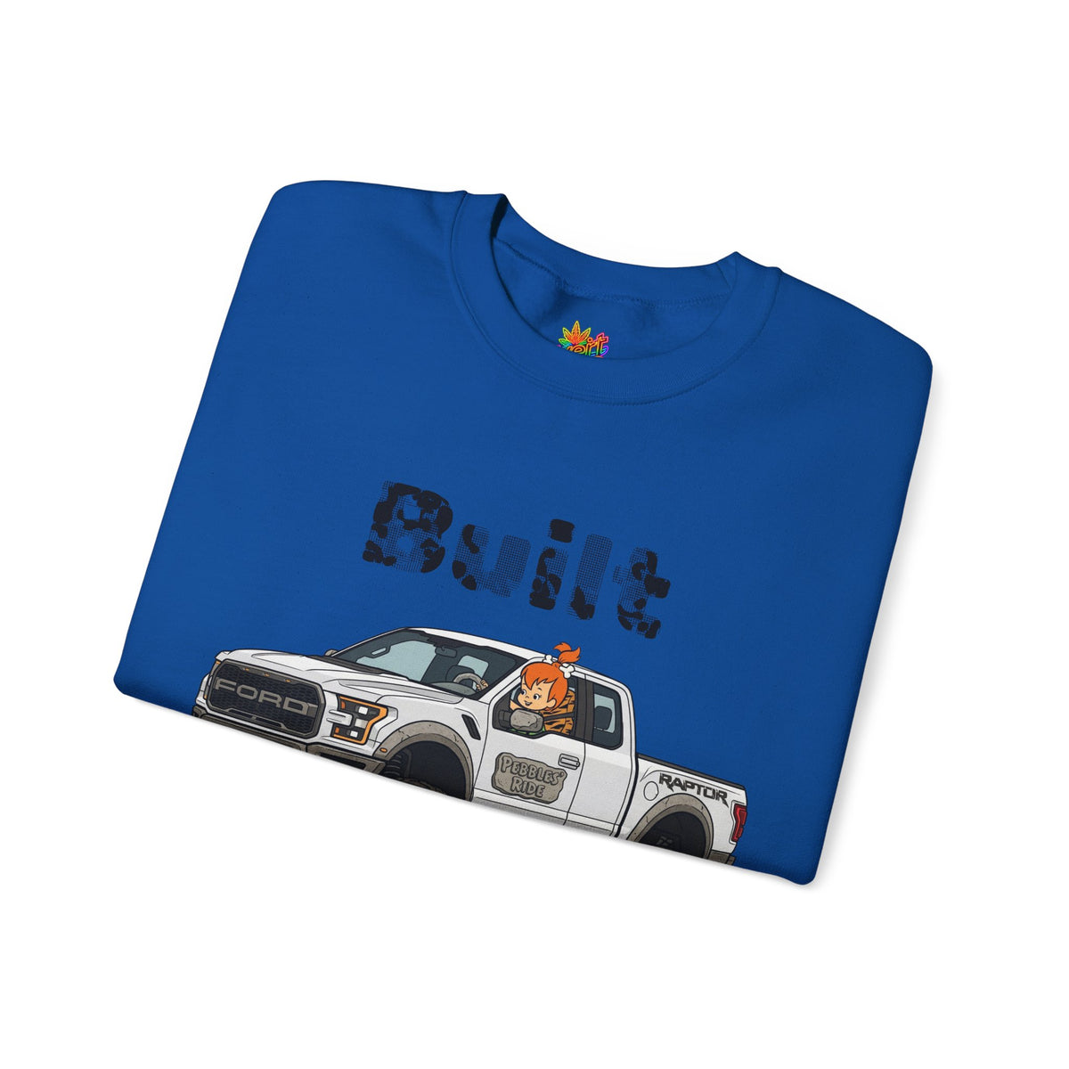 Vert Pebbles F-150 Vintage Style Graphic Crewneck Sweatshirt