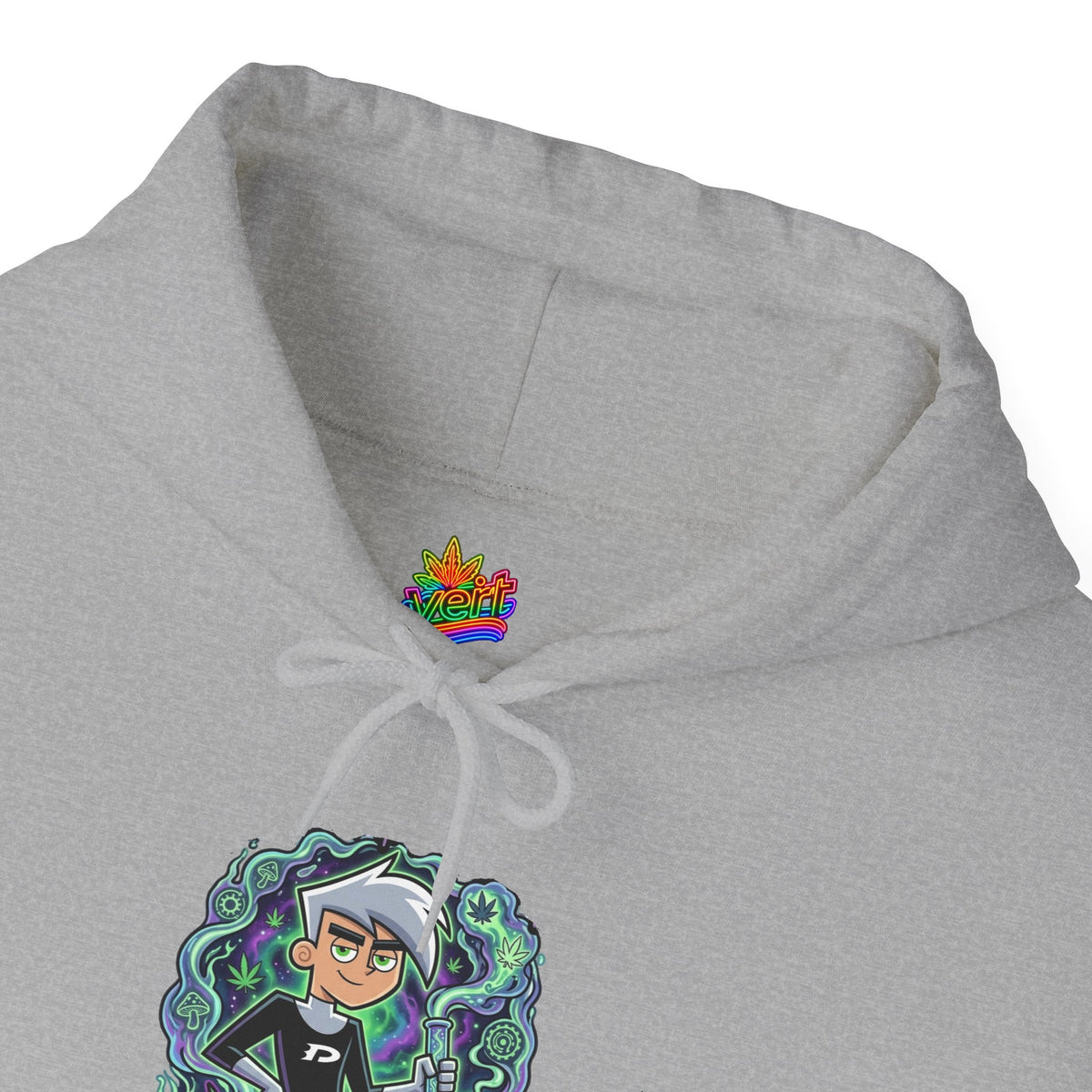 Vert Danny Phantom Smoker Vintage Style Unisex Graphic Hoodie