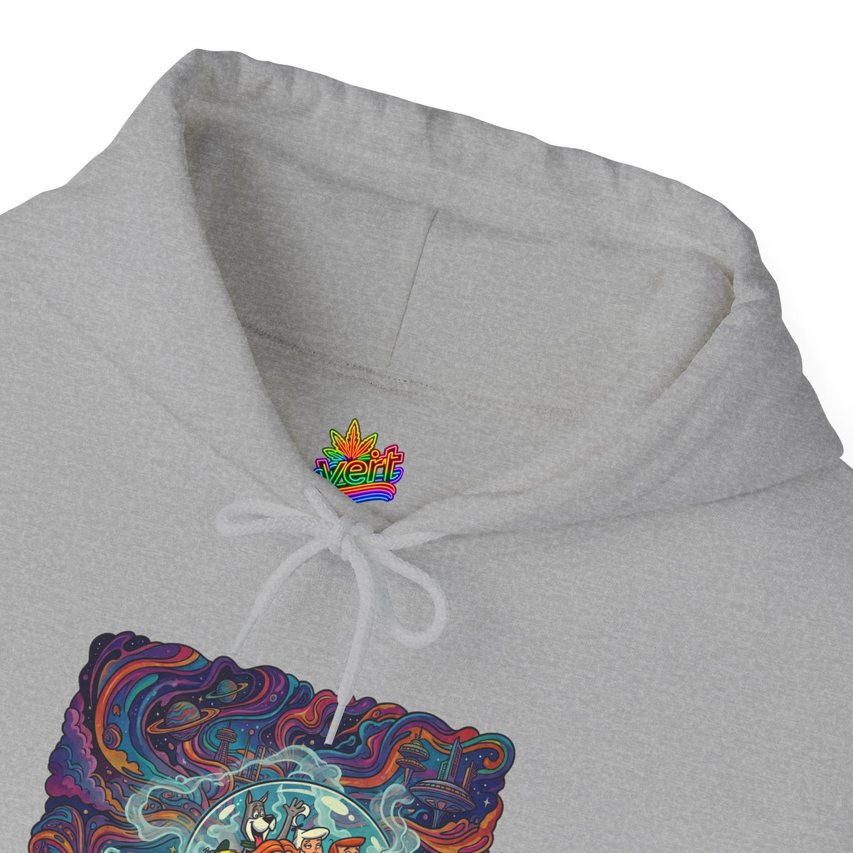 Vert Jetson Smoker Vintage Style Unisex Graphic Hoodie