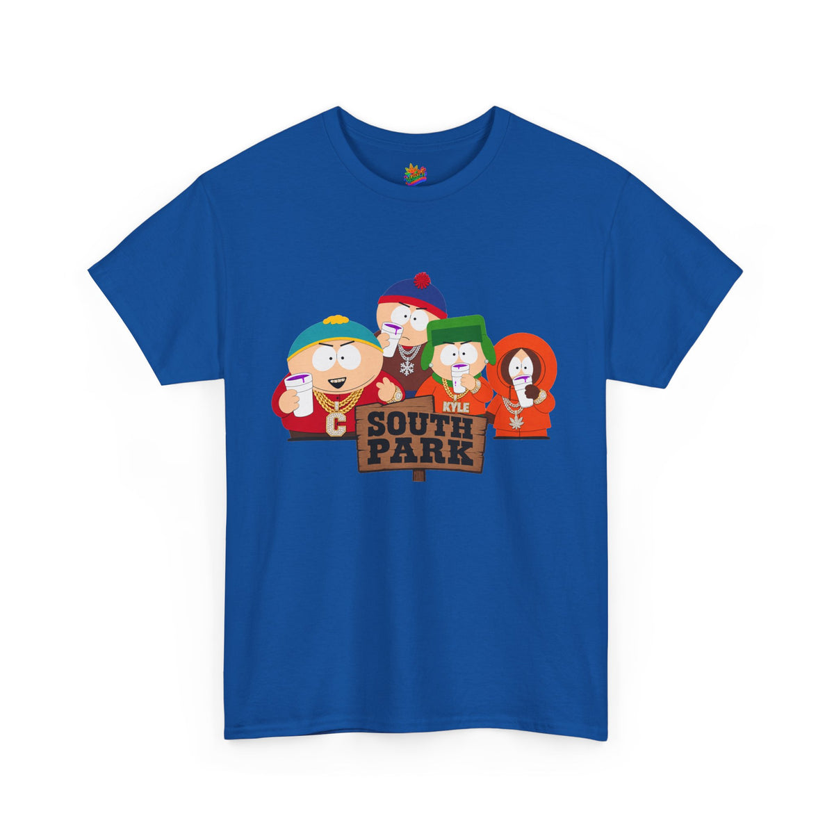 Vert South Park Double Cup Vintage Style Unisex Cotton Graphic T-Shirt