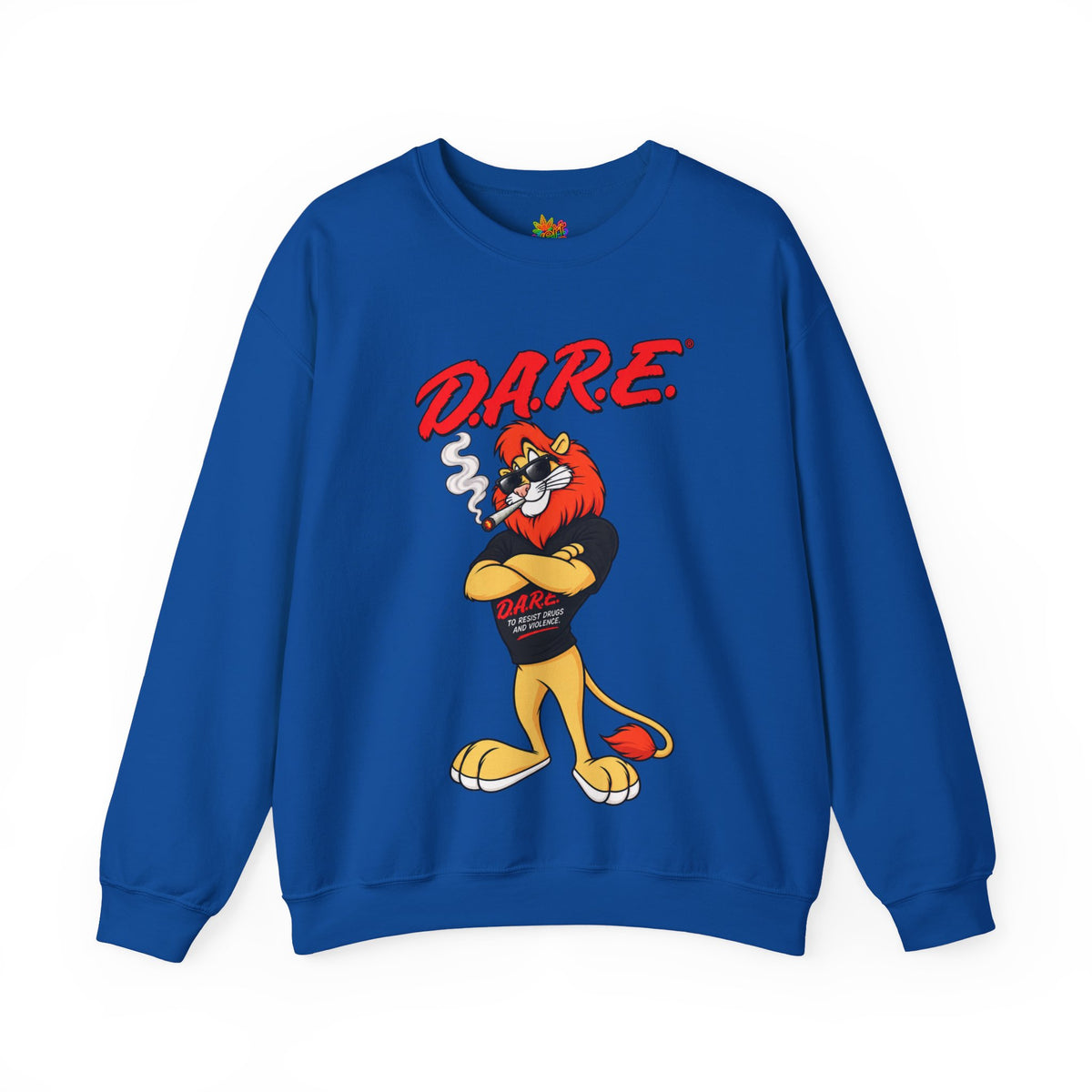 Vert D.A.R.E Vintage Style Unisex Graphic Crewneck Sweatshirt
