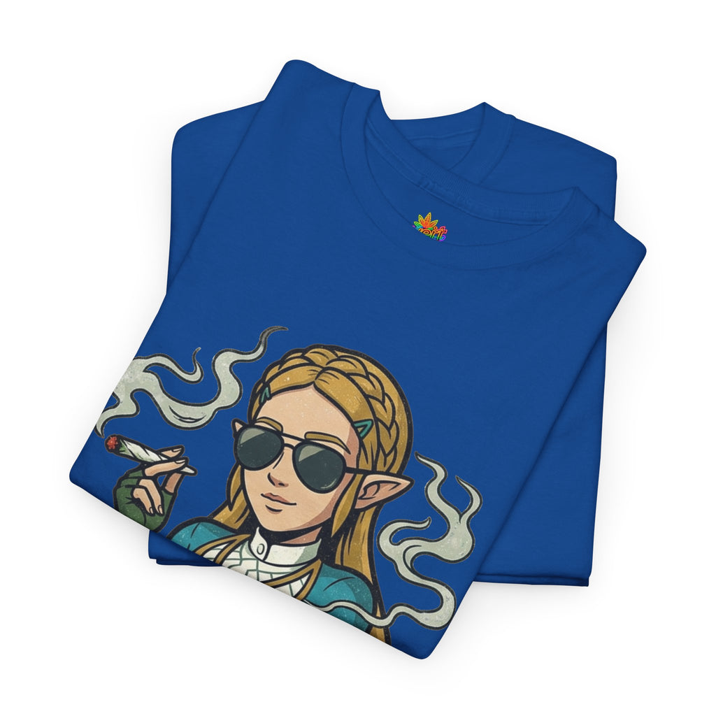 Vert Helda Vintage Style Unisex Cotton Graphic T-Shirt