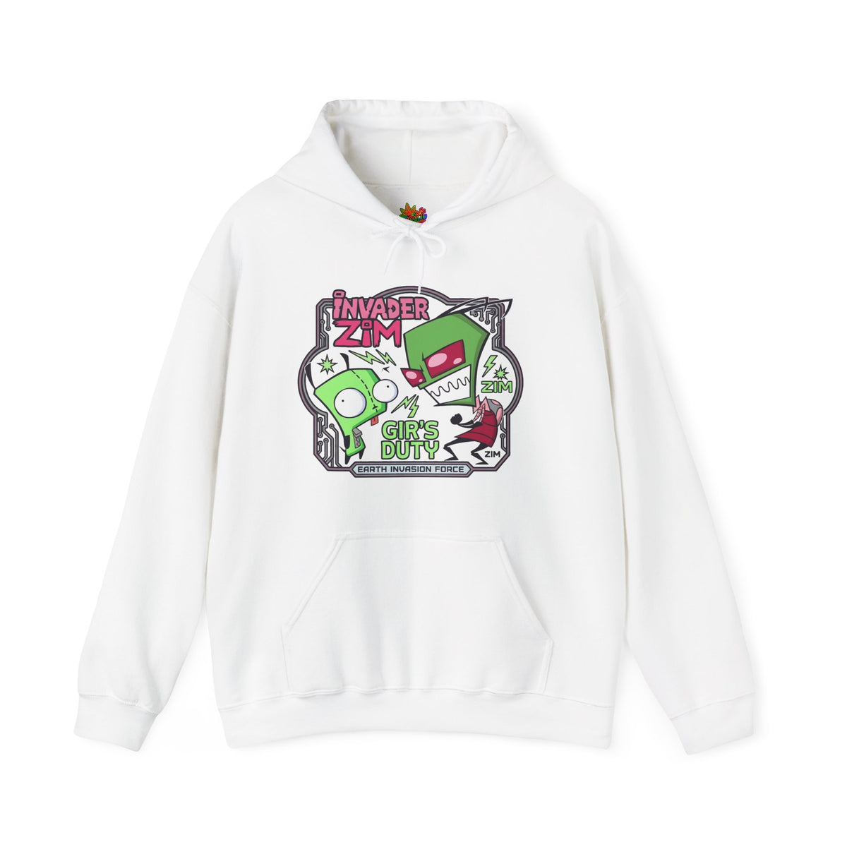 Vert Invader Zim Vintage Style Unisex Graphic Hoodie