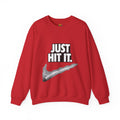 Vert Just Hit It Vintage Style Unisex Graphic Crewneck Sweatshirt