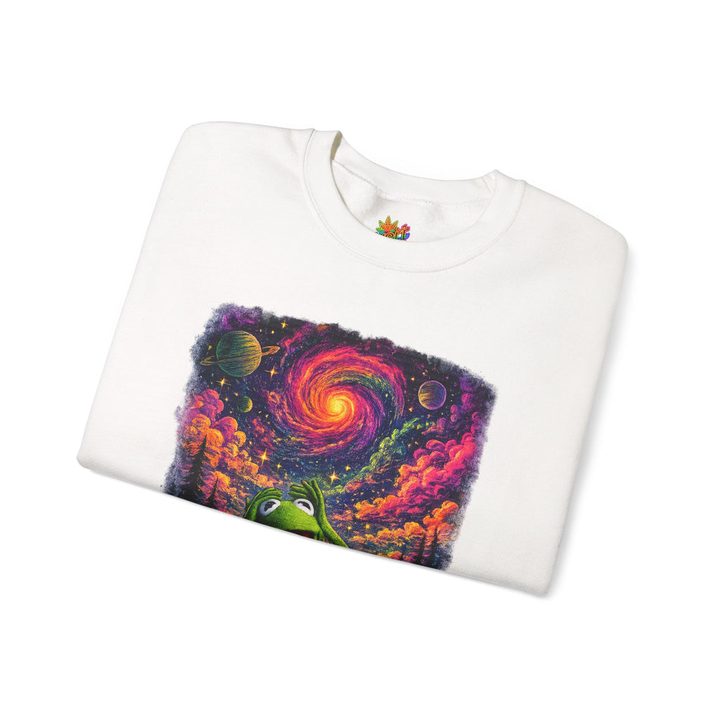 Vert Psychedelic Kermit Unisex Graphic Crewneck Sweatshirt