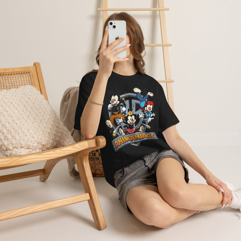 Vert Animaniacs Vintage Style Unisex Cotton Graphic T-Shirt