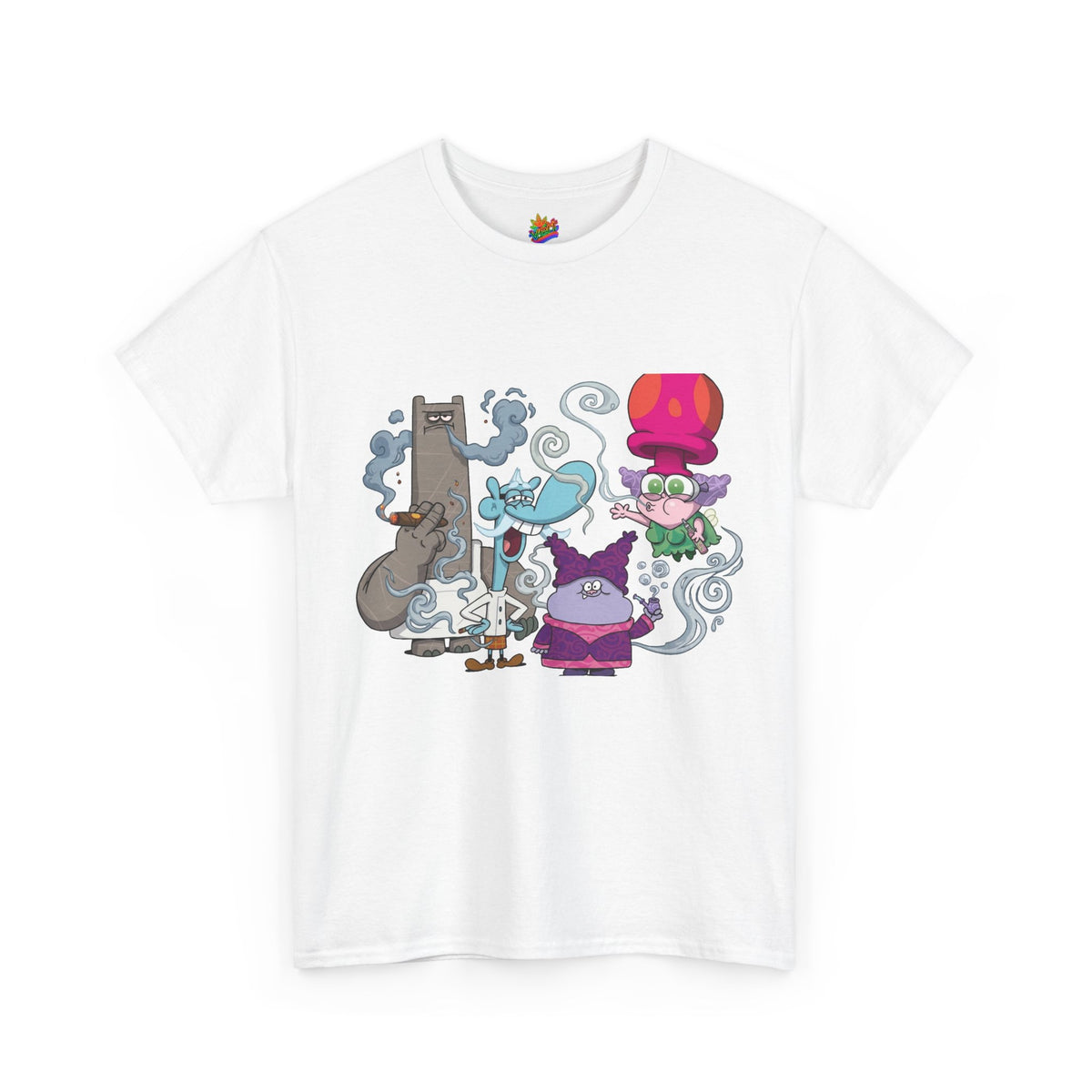 Vert Chowder Smoker Vintage Style Unisex Cotton Graphic T-Shirt
