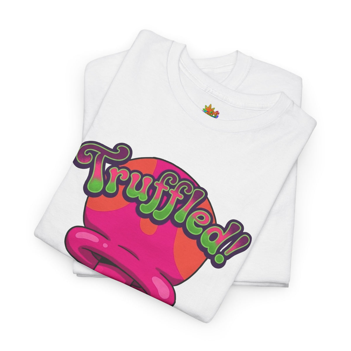Vert Truffles Psychedelic Vintage Style Unisex Cotton Graphic T-Shirt