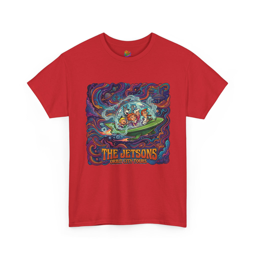 Vert Jetsons Smoker Vintage Style Unisex Cotton Graphic T-Shirt