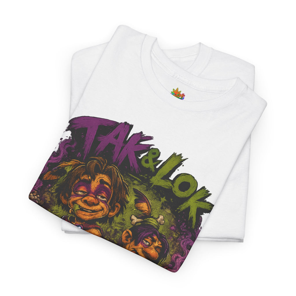 Vert Tak & Lok Vintage Style Unisex Cotton Graphic T-Shirt