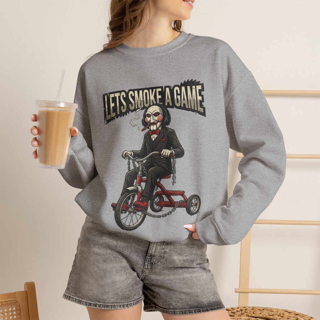 Vert Jigsaw Smoker Vintage Style Unisex Graphic Crewneck Sweatshirt