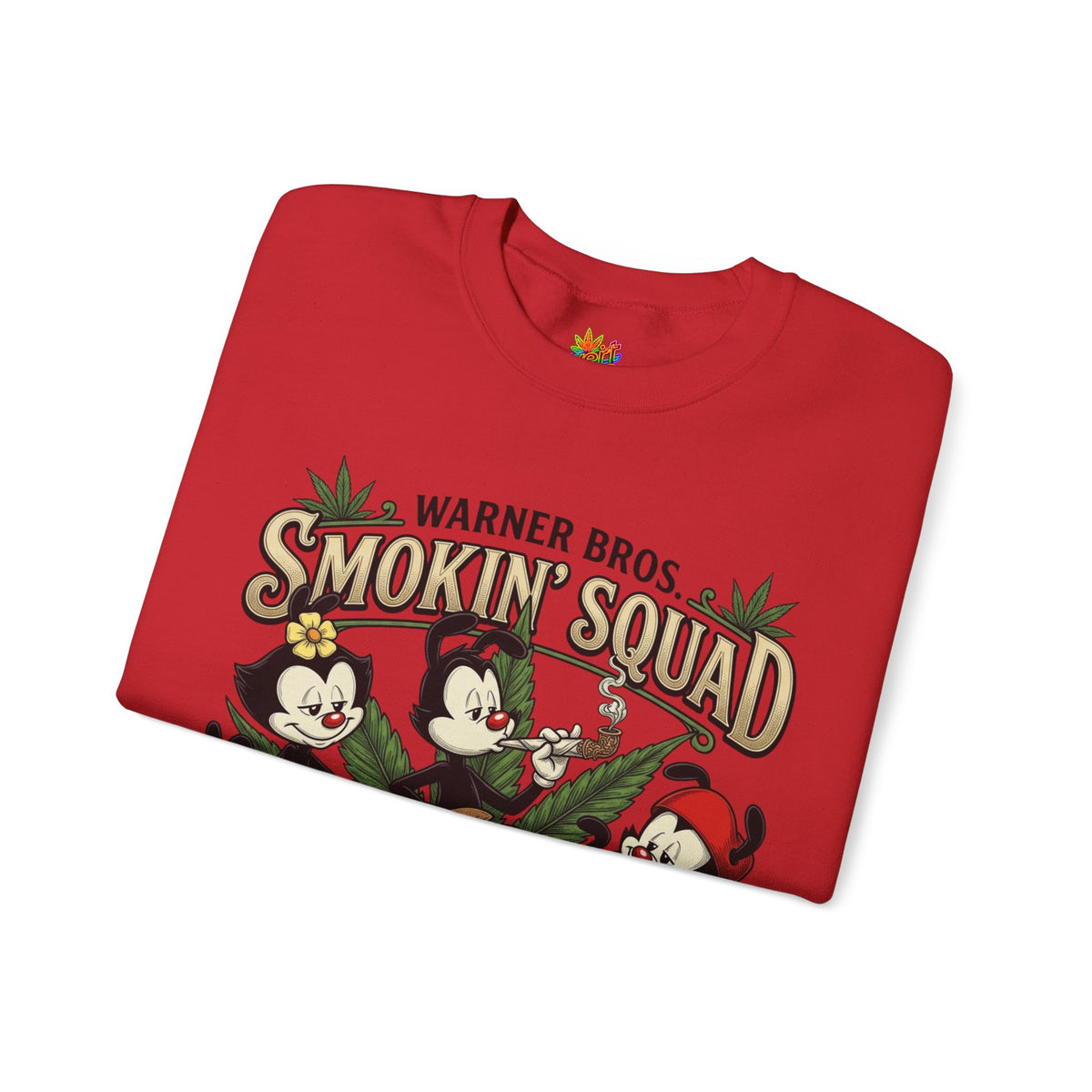 Vert Animaniacs Smoker Vintage Style Unisex Graphic Crewneck Sweatshirt